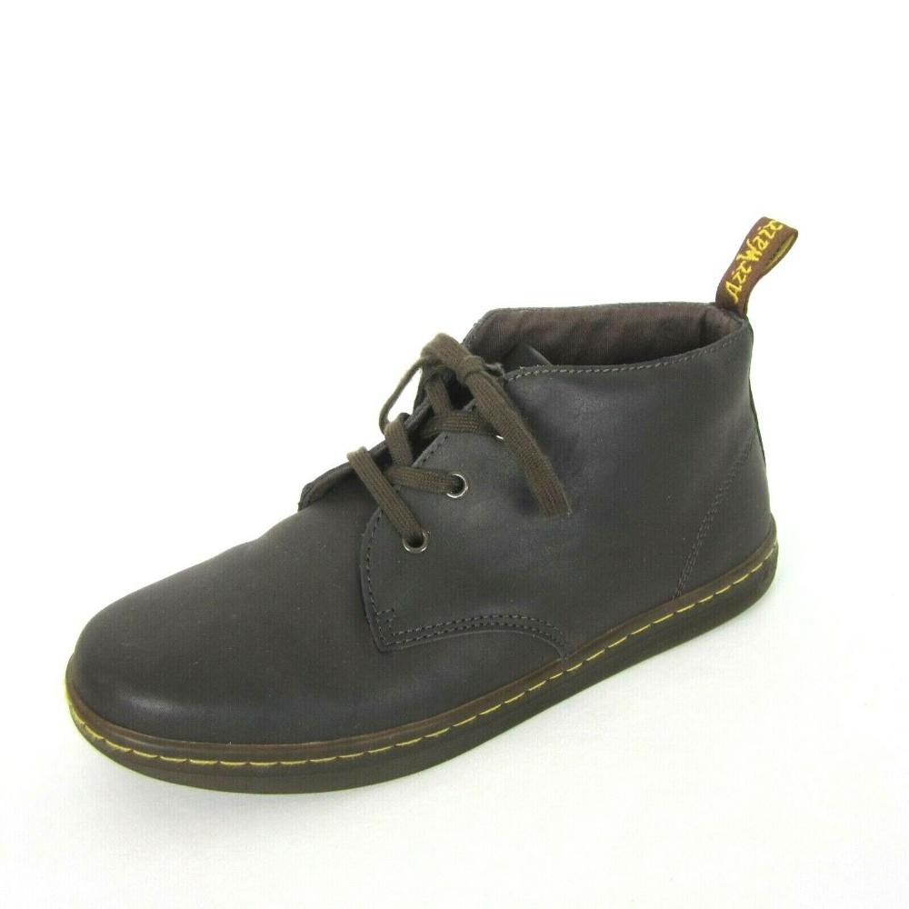 DR. MARTENS BROWN LEATHER CHUKKA BOOTS